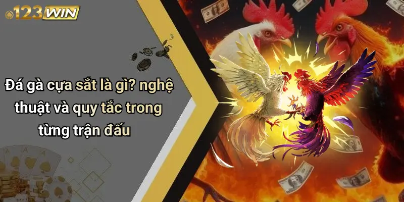 Đá gà cựa sắt là gì? nghệ thuật và quy tắc trong từng trận đấu