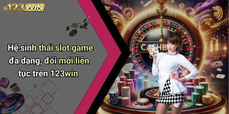 Hệ sinh thái slot game đa dạng, đổi mới liên tục trên 123win