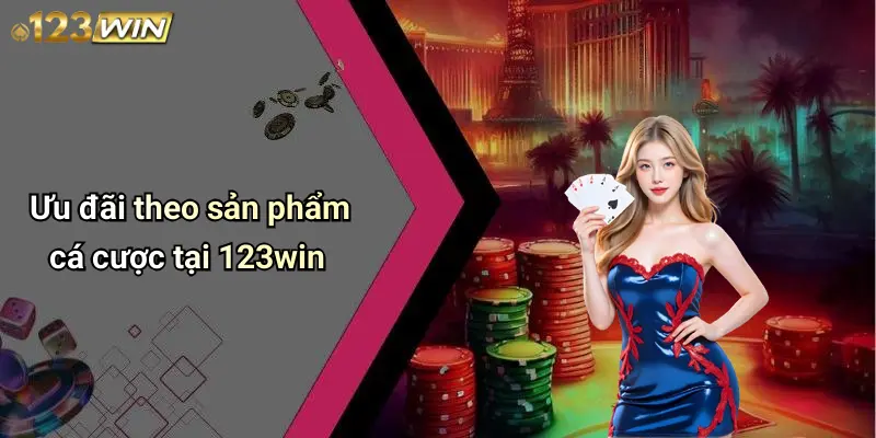 Ưu đãi theo sản phẩm cá cược tại 123win
